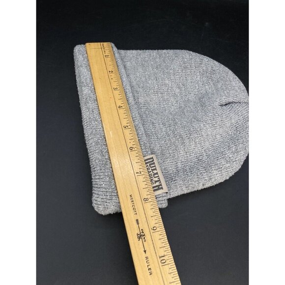 Duluth Trading Co. Tough Guy Knit Beanie Stocking Cap Grey Item 52128 Broken In - Picture 3 of 7